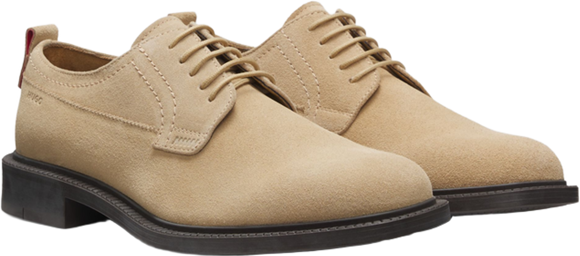 Hugo Boss Derby Shoes In Suede