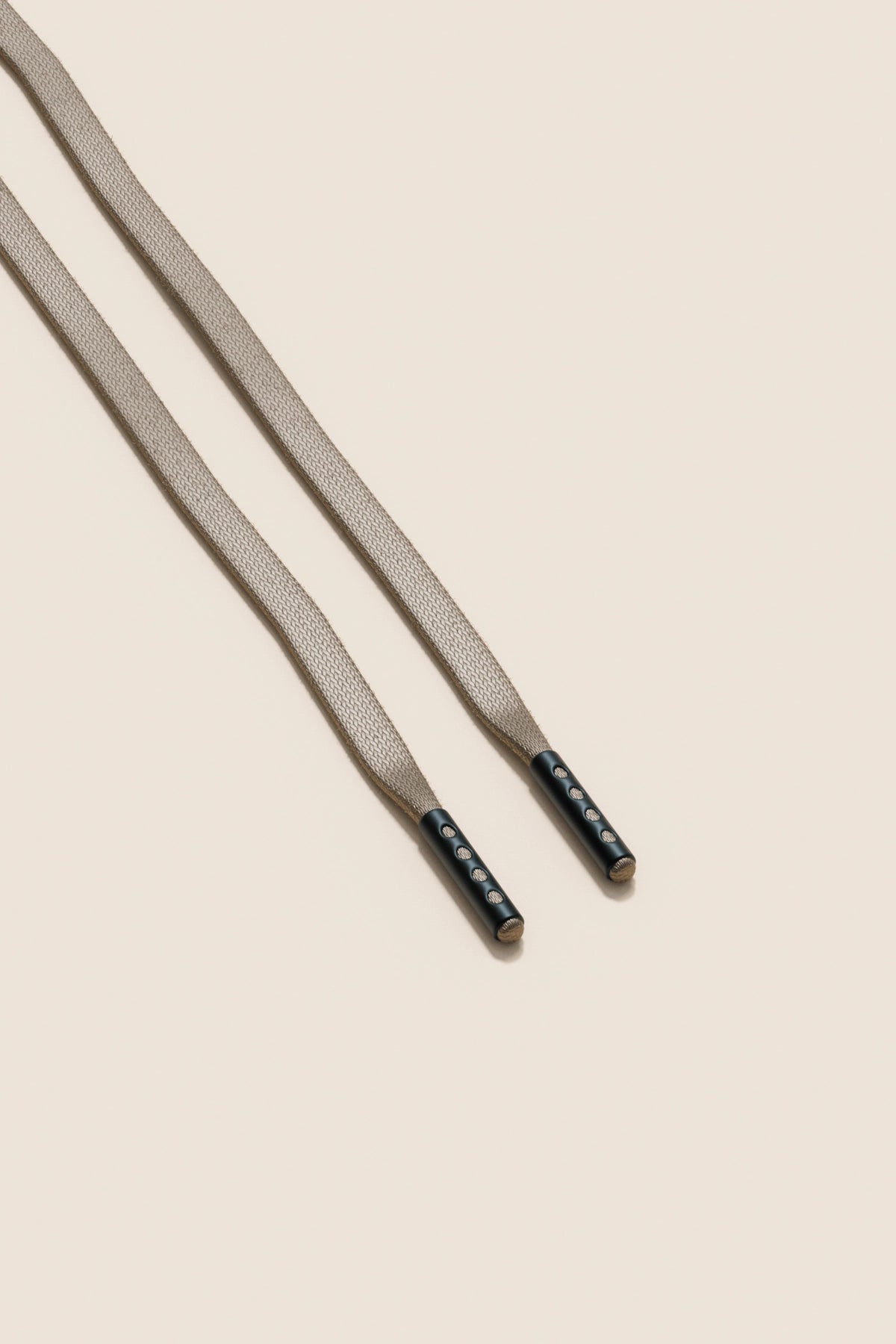 Gris Graphite | Lacets plats cirés