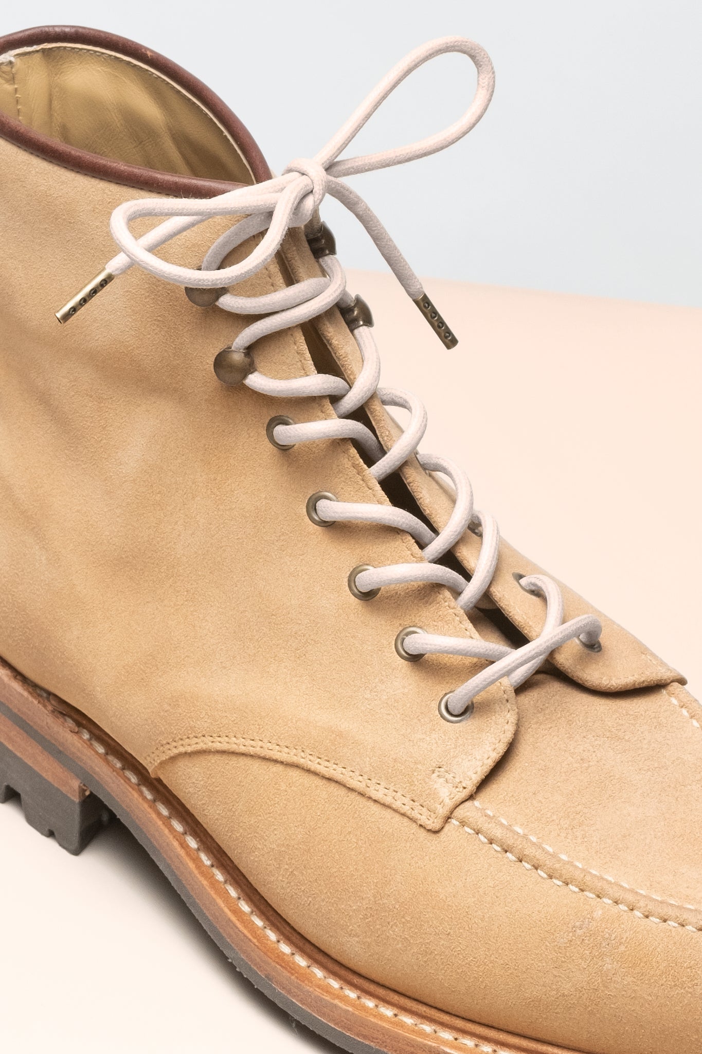 Ivoorwit | 4 mm Ronde Gewaxte Schoenveters