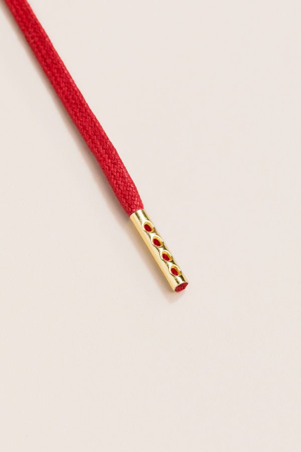 Cherry - Round Waxed Shoelaces | Senkels