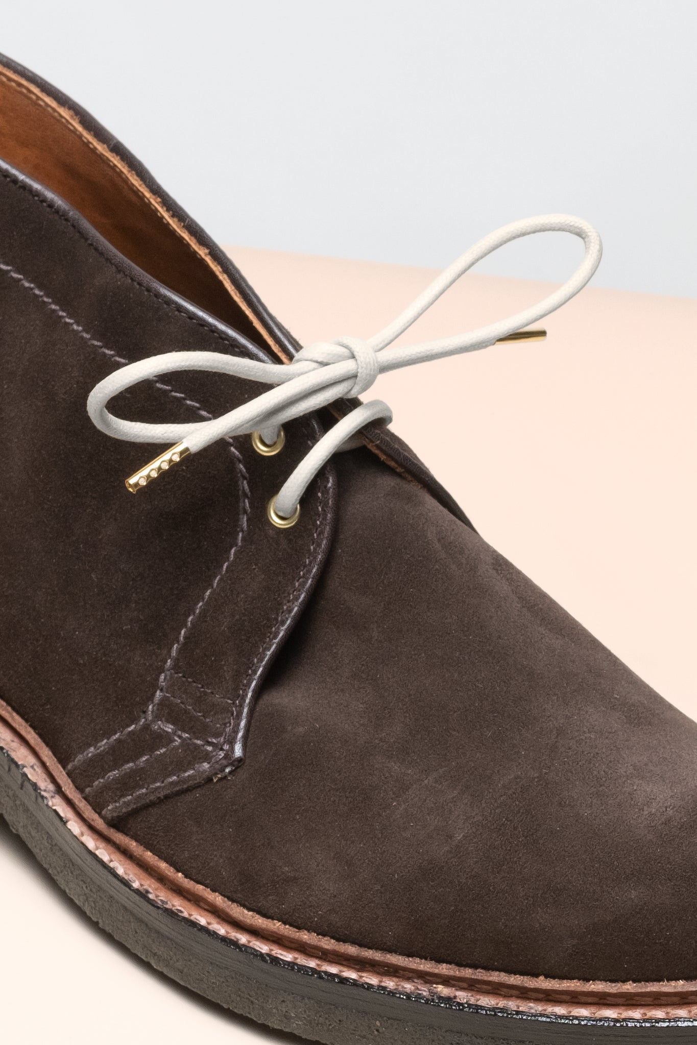 Nikkelgrijs | 4 mm Ronde Gewaxte Schoenveters