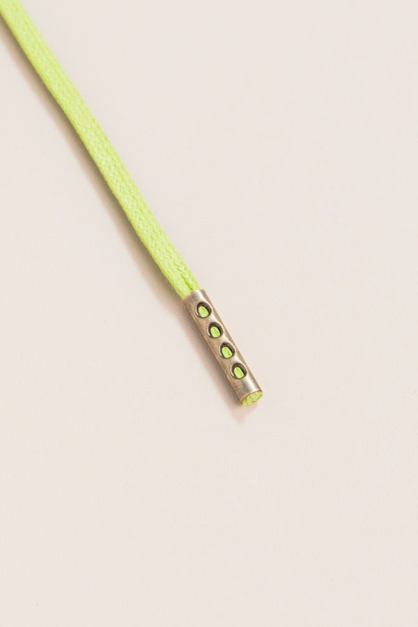 Pastel Green- Round Waxed Shoelaces | Senkels